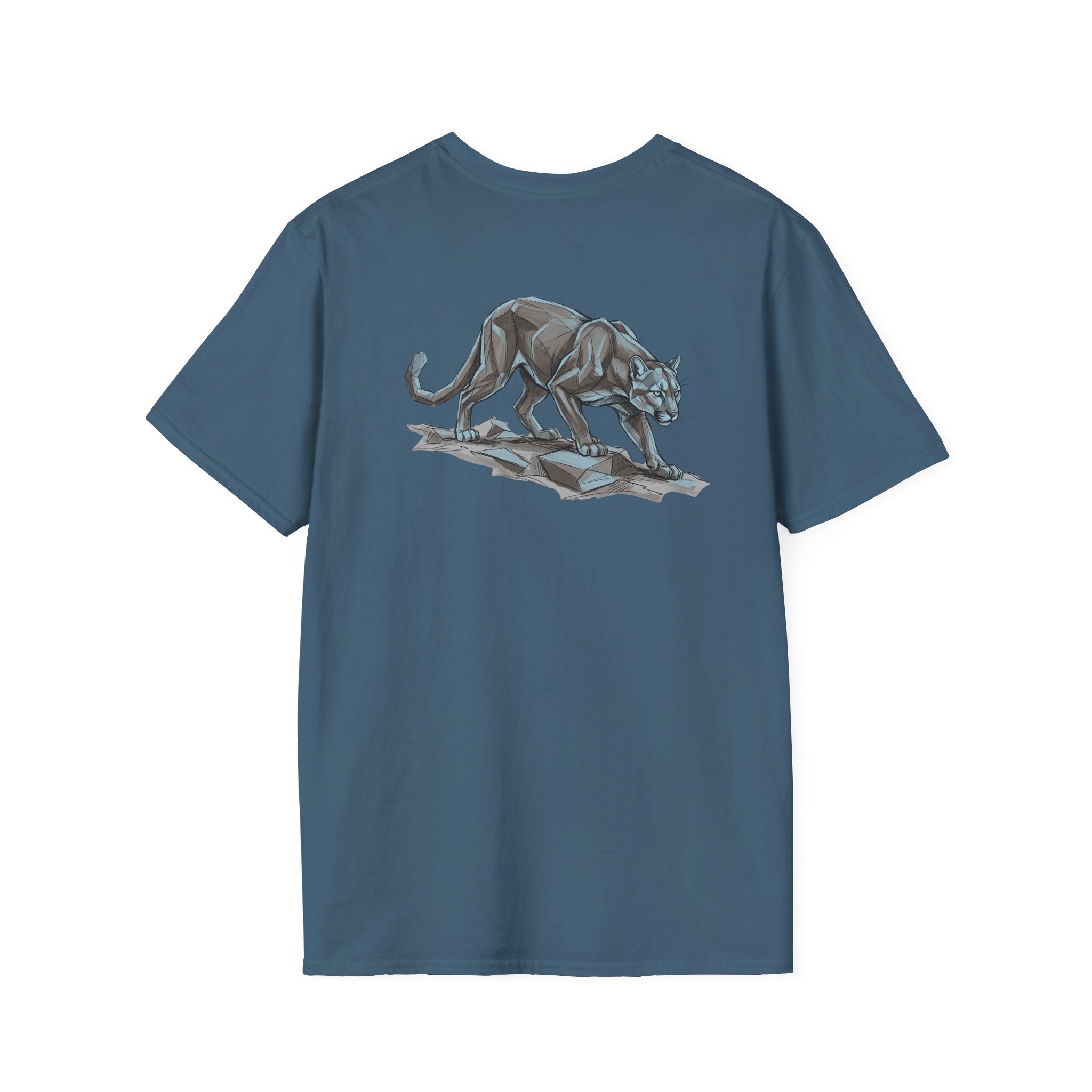 Geometric Mountain Lion T-Shirt