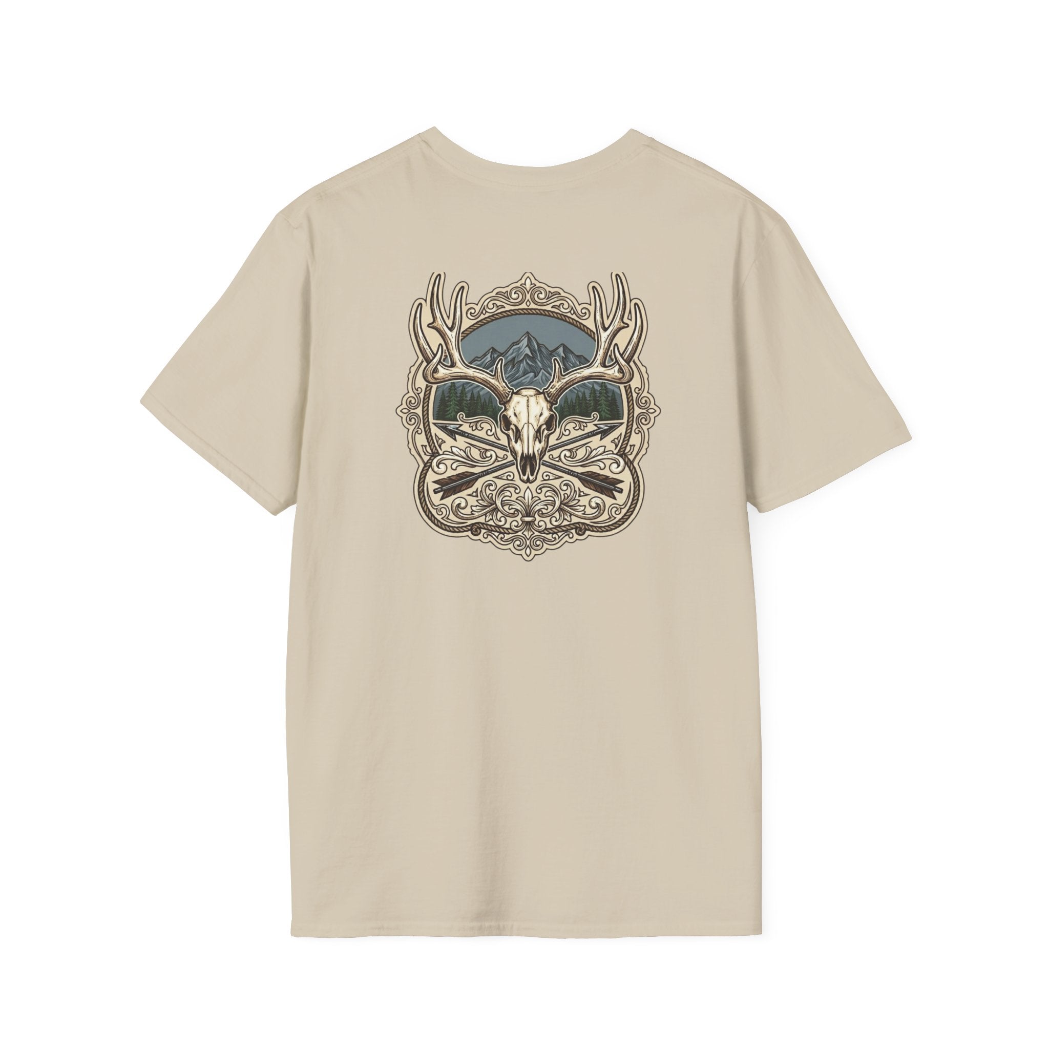 Western Mule Deer Skull T-Shirt