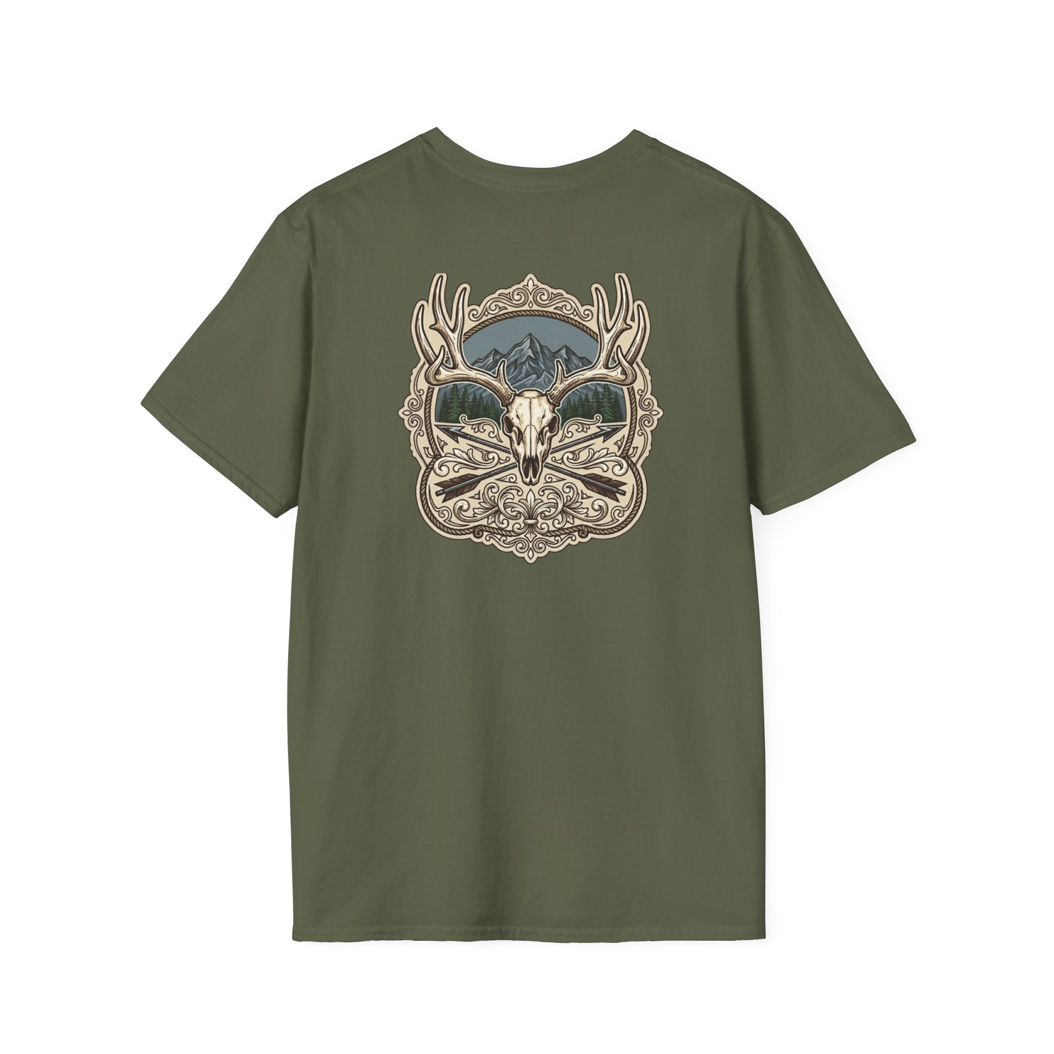 Western Mule Deer Skull T-Shirt