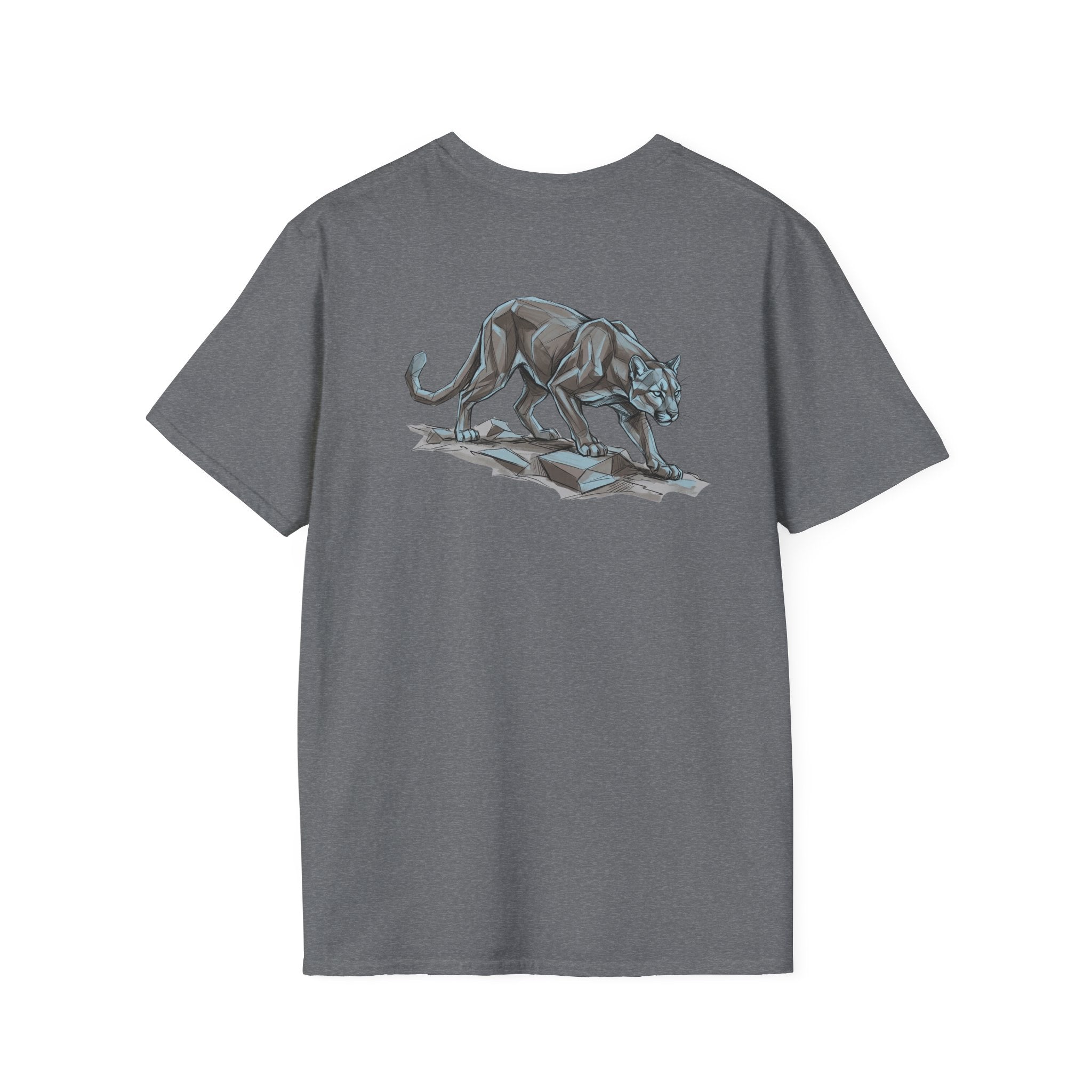 Geometric Mountain Lion T-Shirt