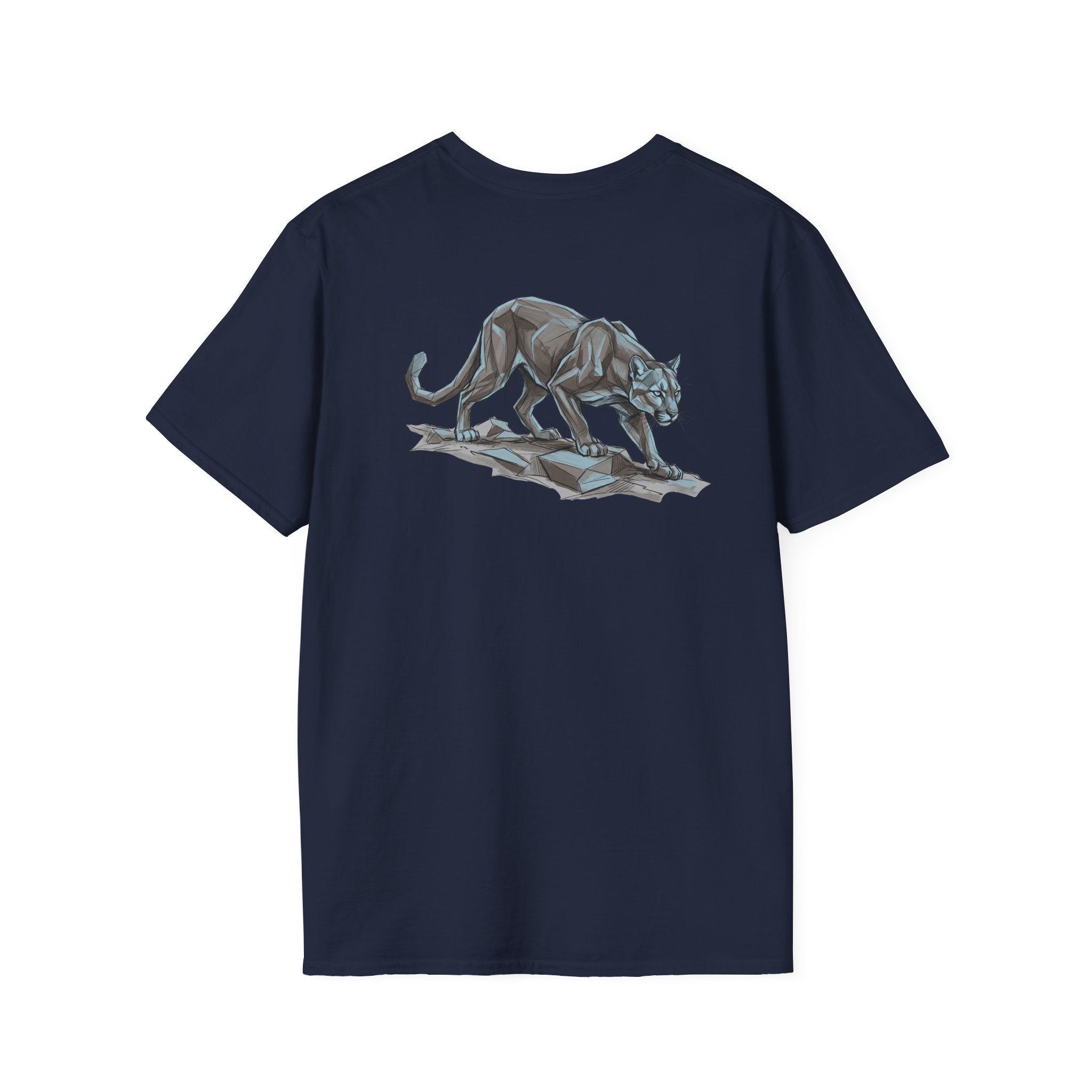 Geometric Mountain Lion T-Shirt