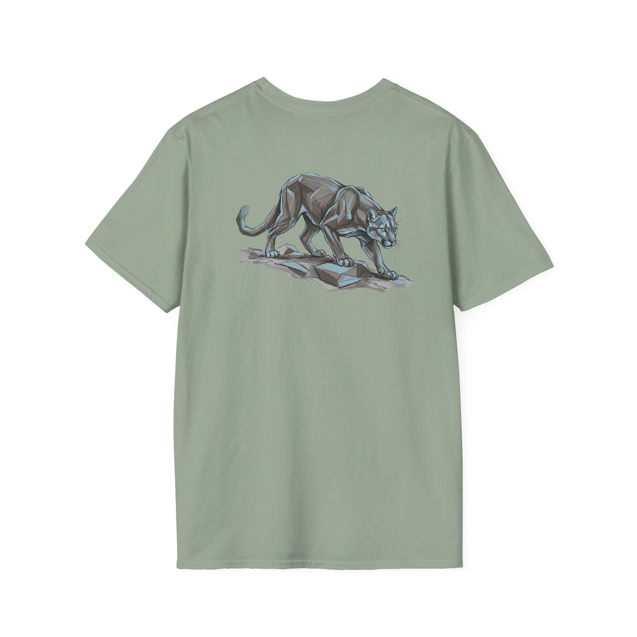 Geometric Mountain Lion T-Shirt
