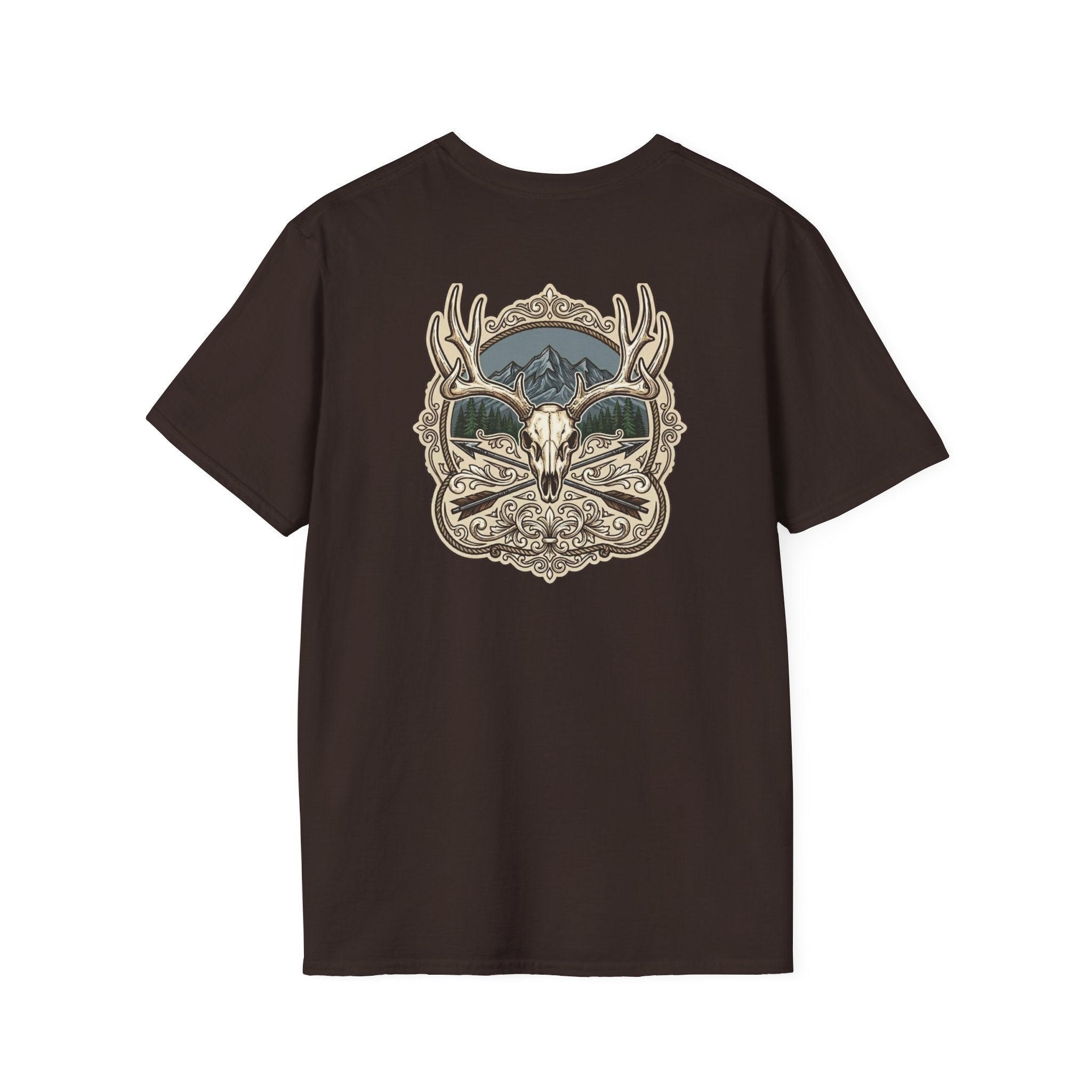 Western Mule Deer Skull T-Shirt