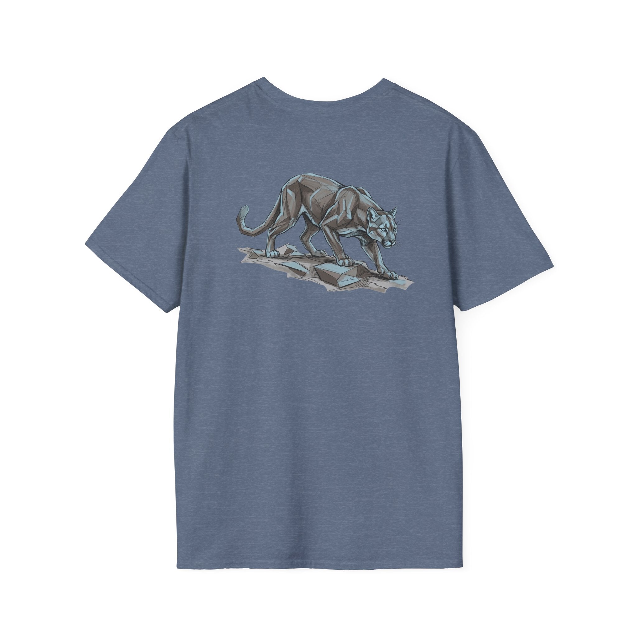 Geometric Mountain Lion T-Shirt