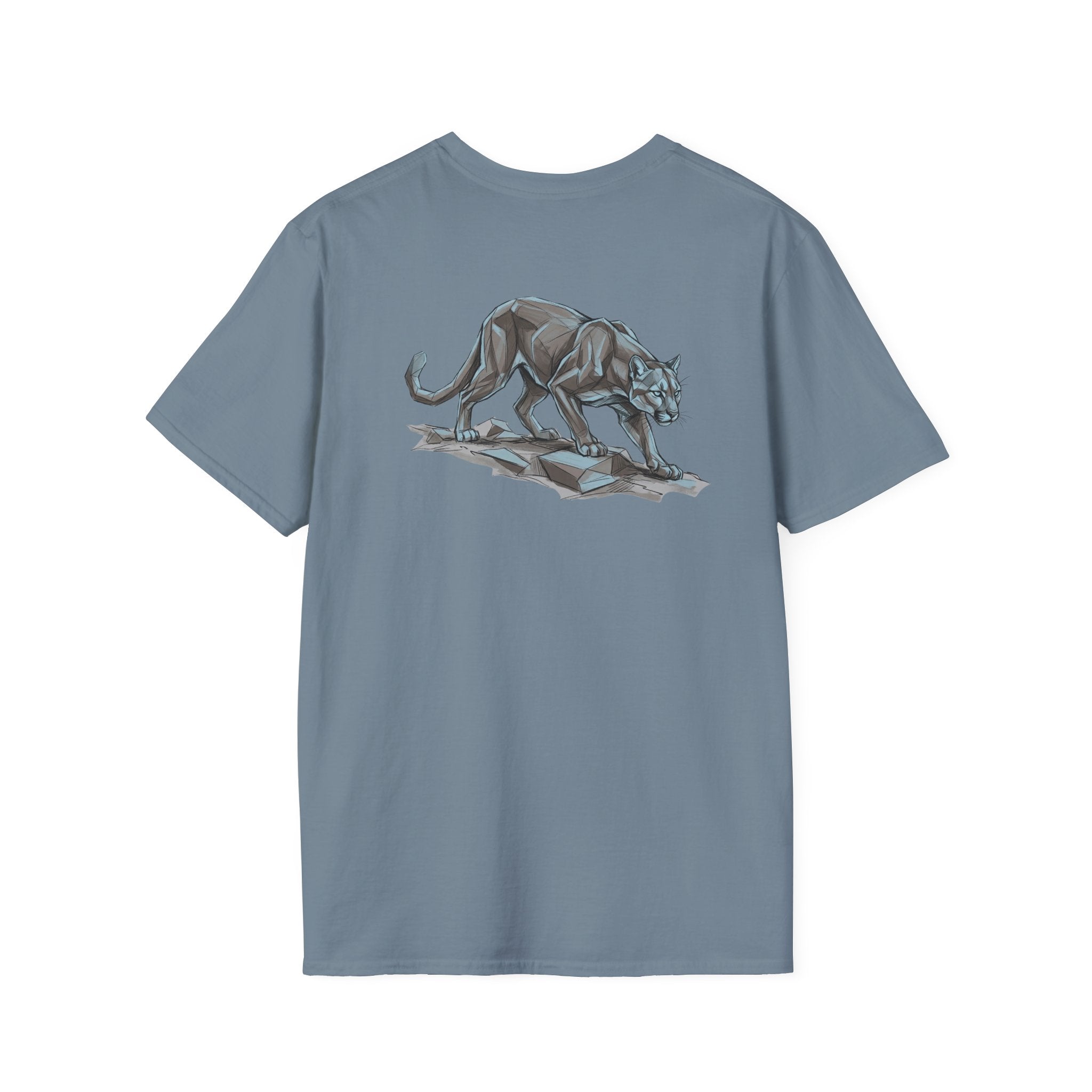 Geometric Mountain Lion T-Shirt