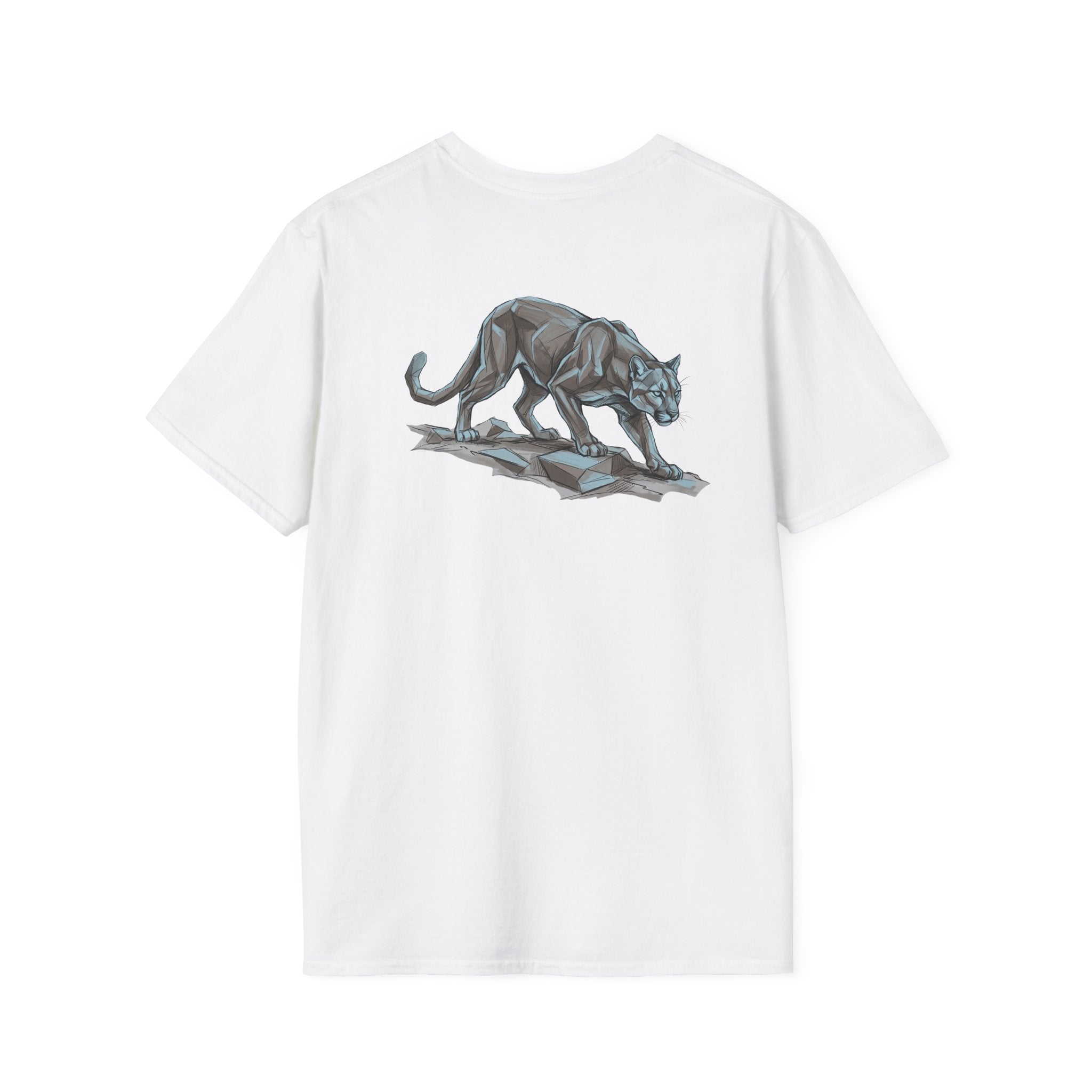Geometric Mountain Lion T-Shirt