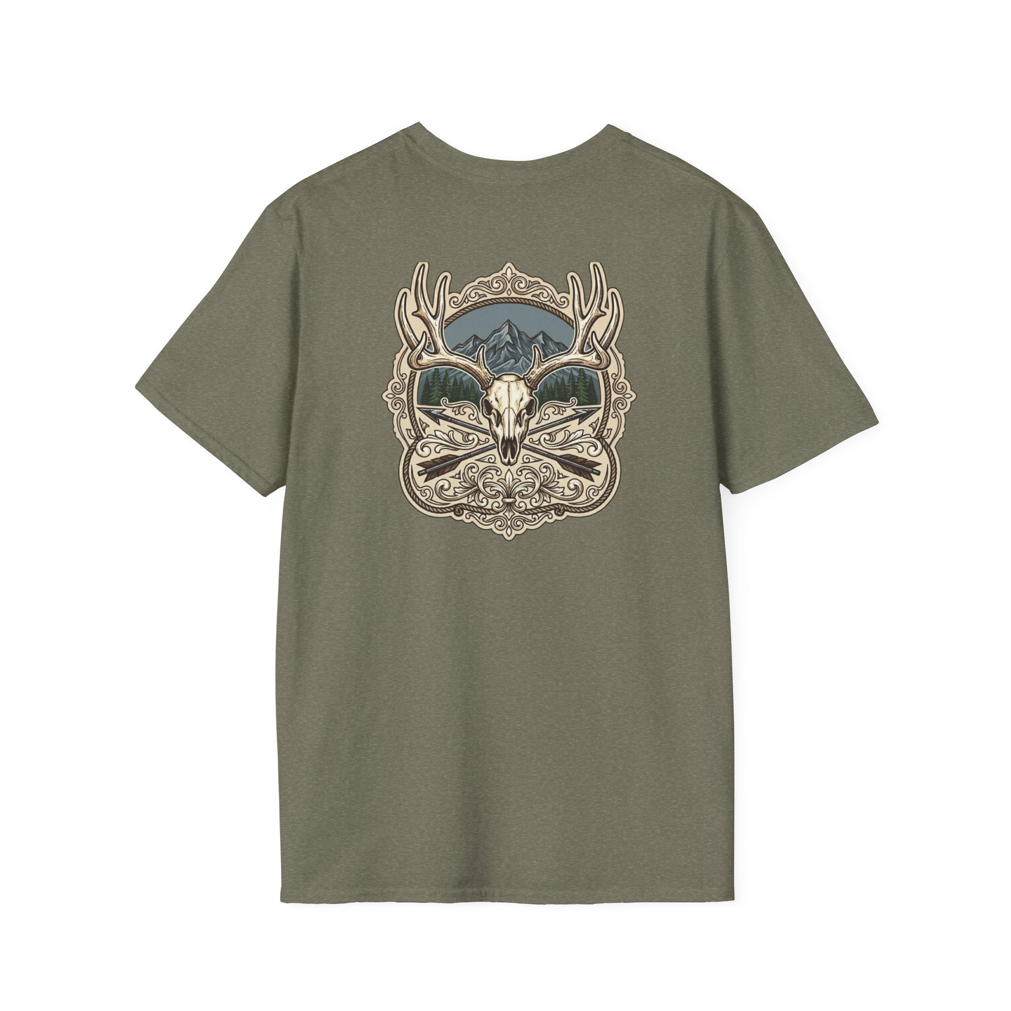 Western Mule Deer Skull T-Shirt