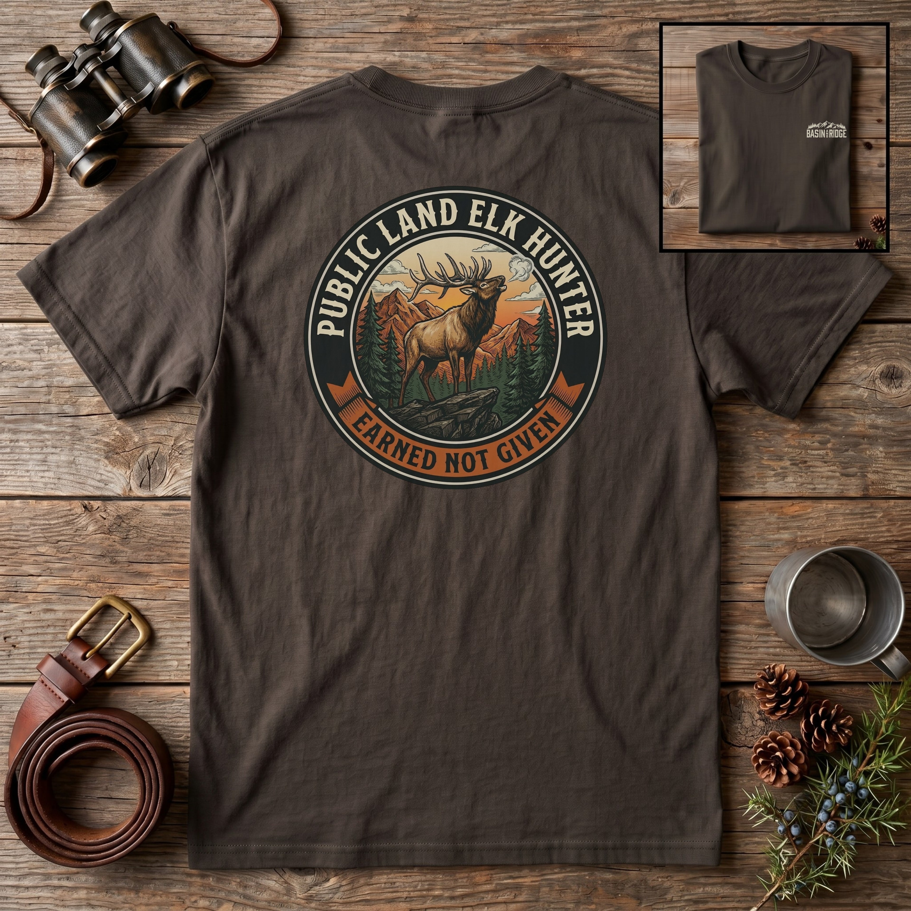 Public Land Elk Hunter T-Shirt