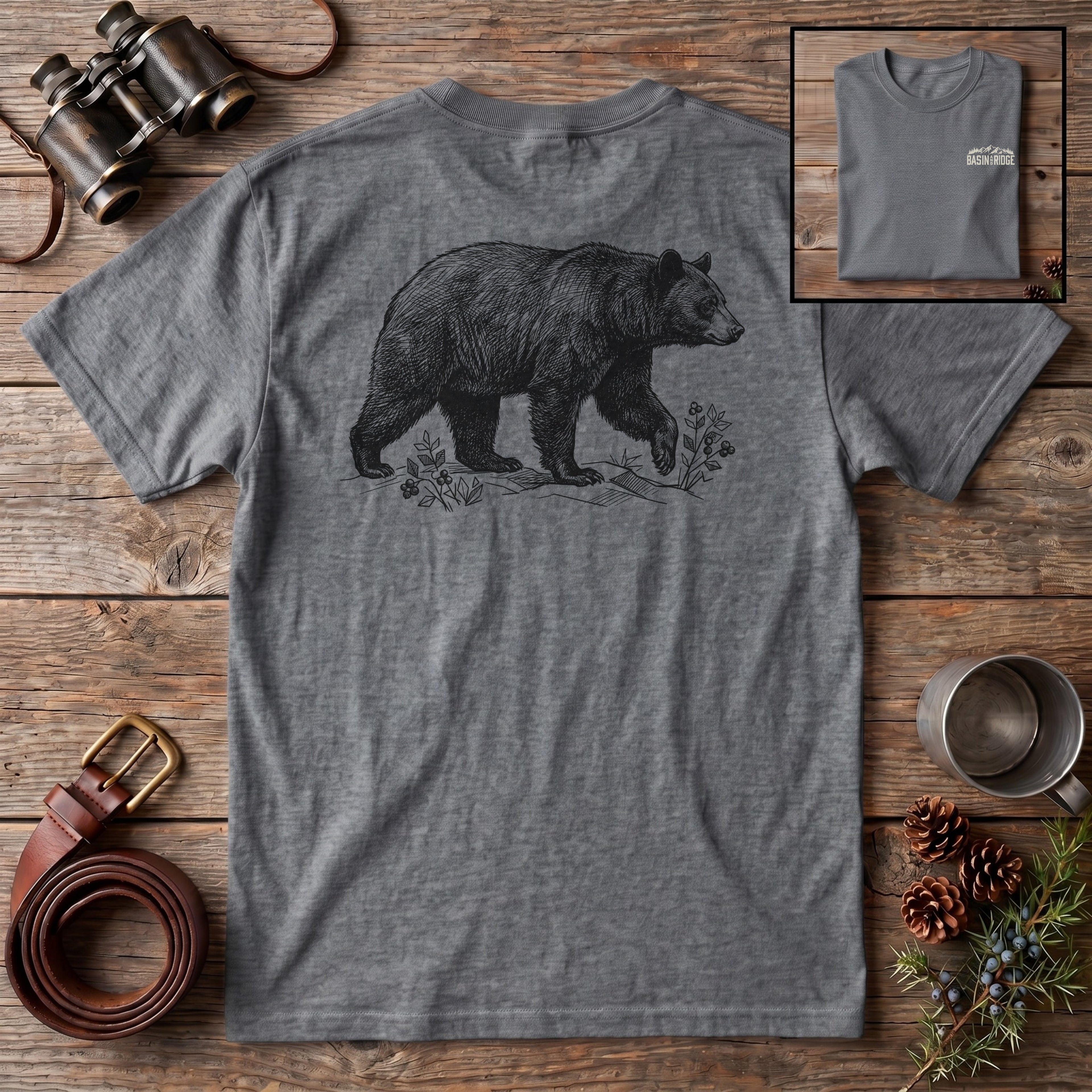 Black Bear Sketch T-Shirt