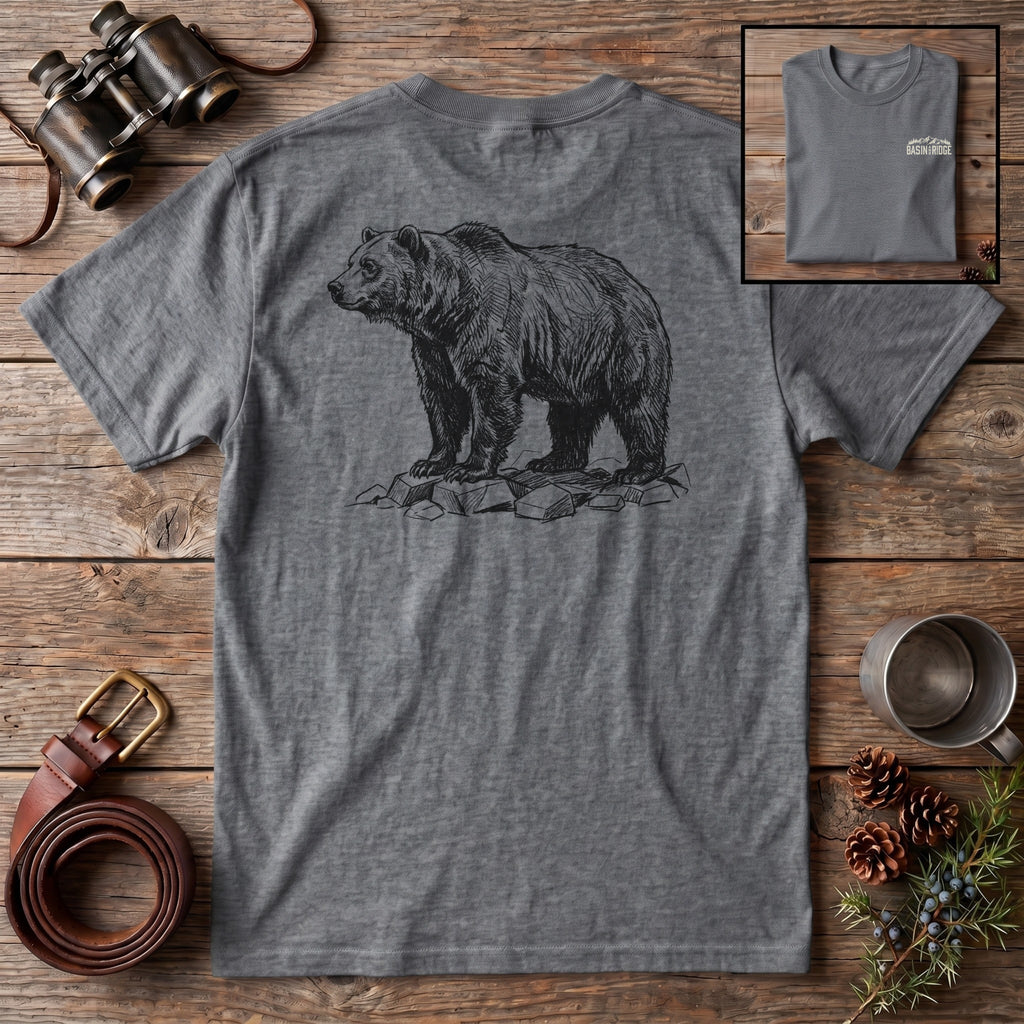 Grizzly Bear Sketch T-Shirt
