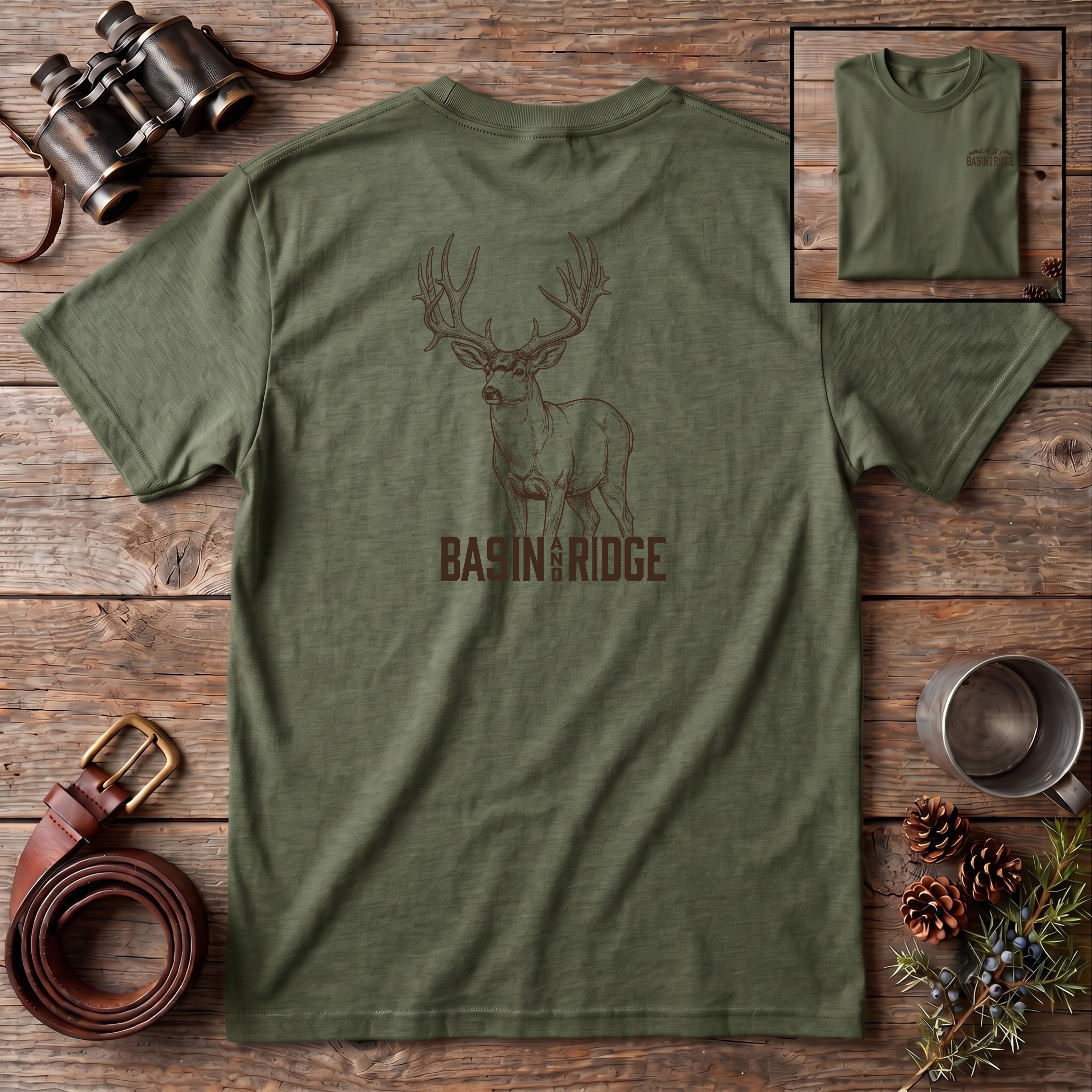 Basin and Ridge Buck T-Shirt