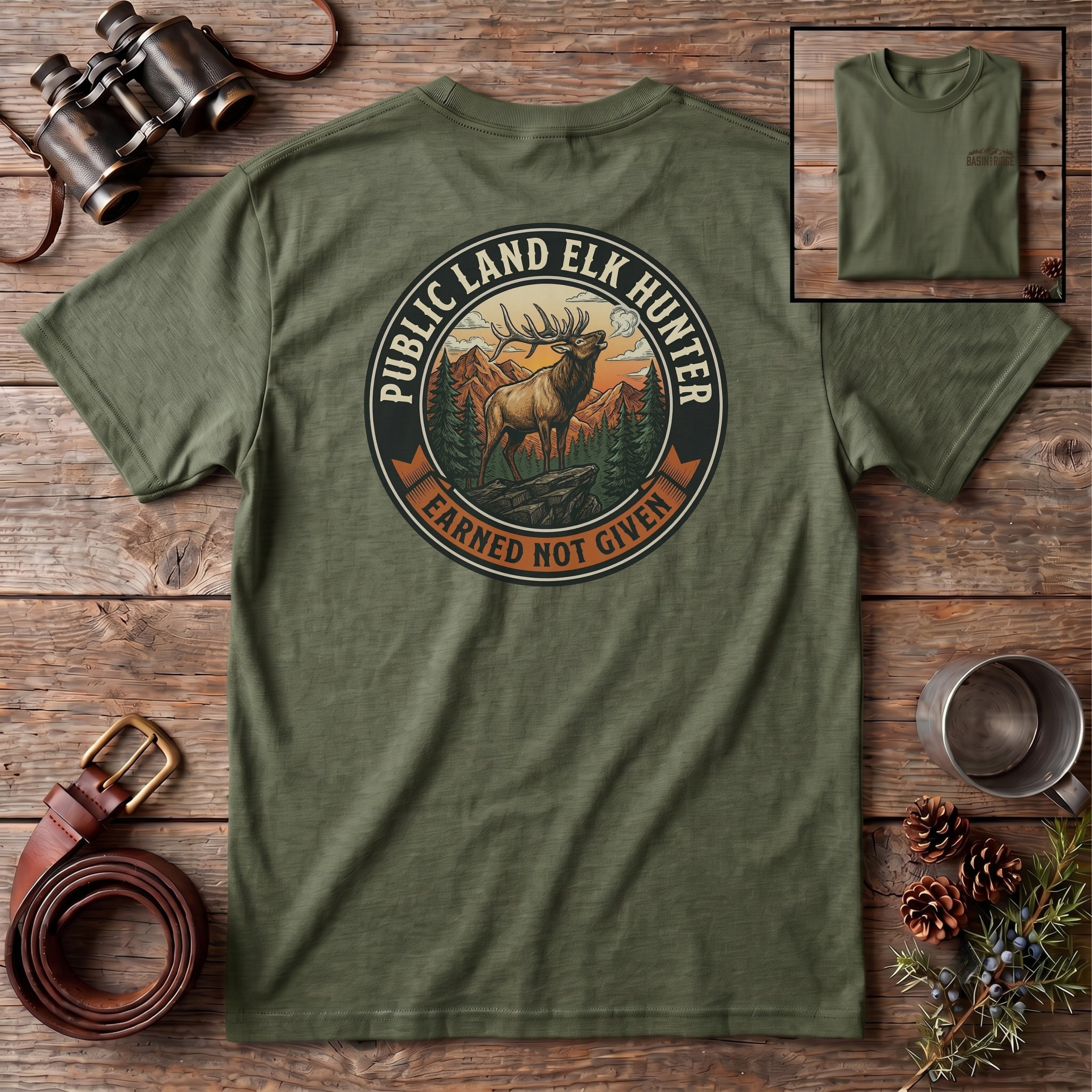 Public Land Elk Hunter T-Shirt