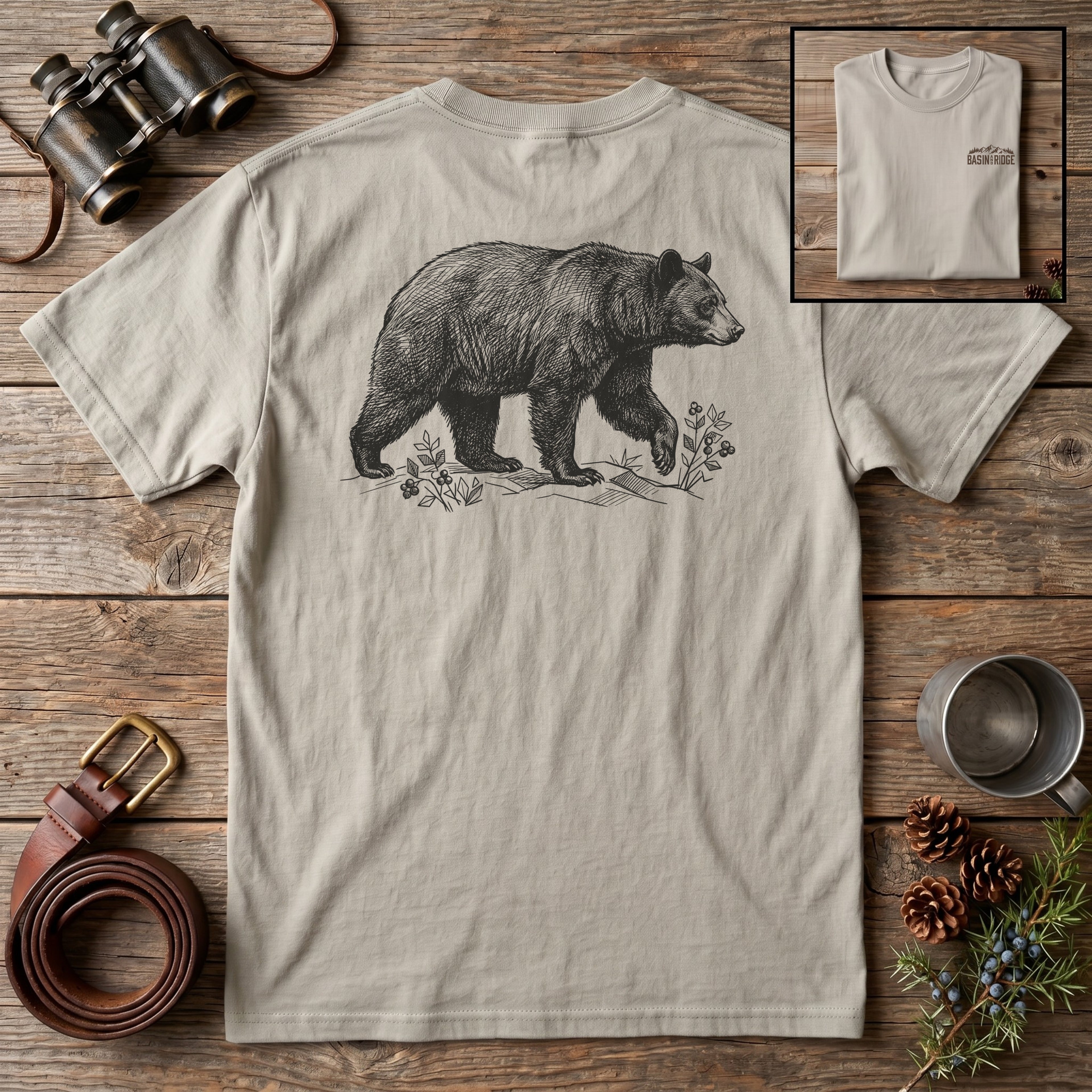 Black Bear Sketch T-Shirt