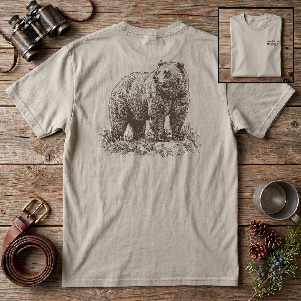 Brown Bear Sketch T-Shirt