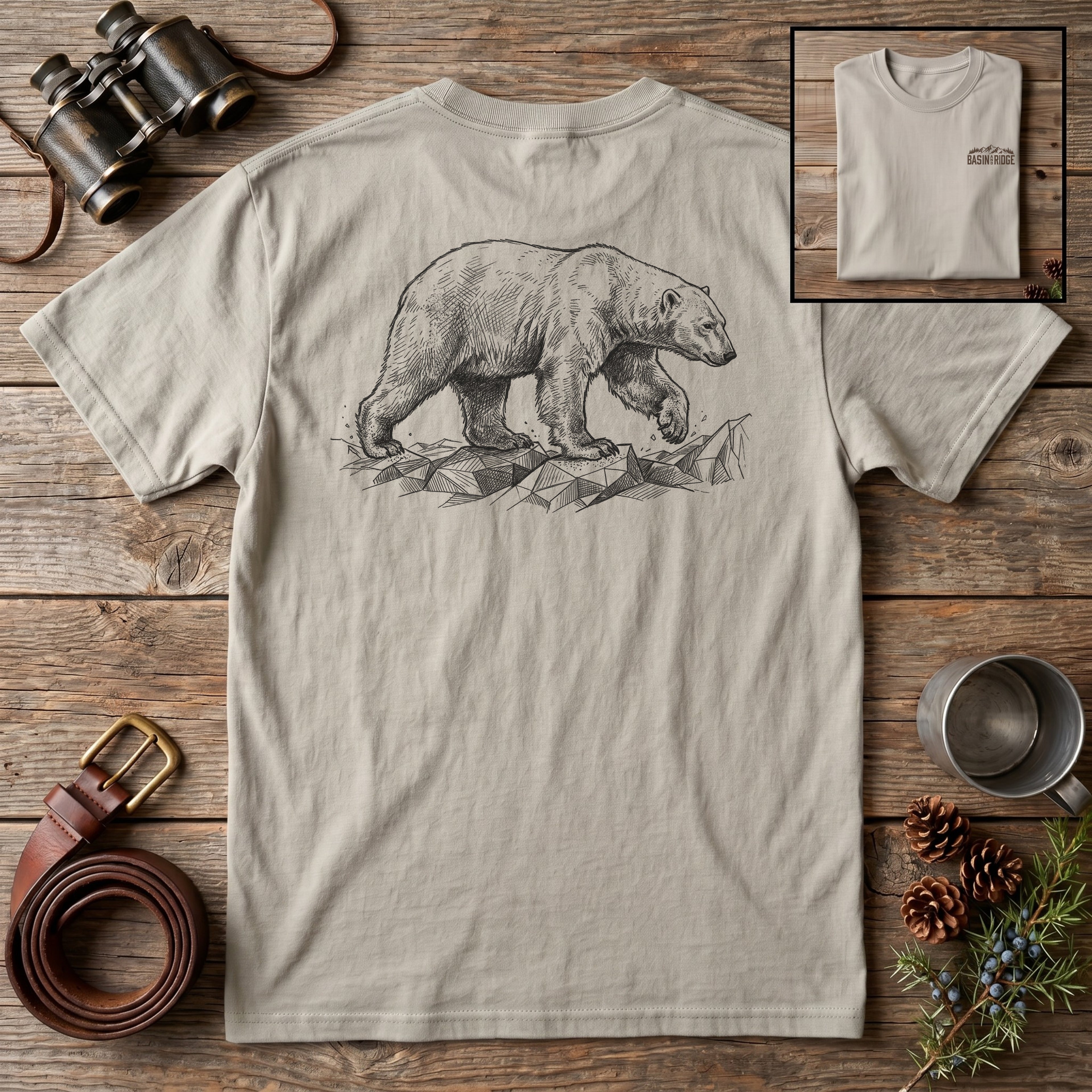 Polar Bear Sketch T-Shirt