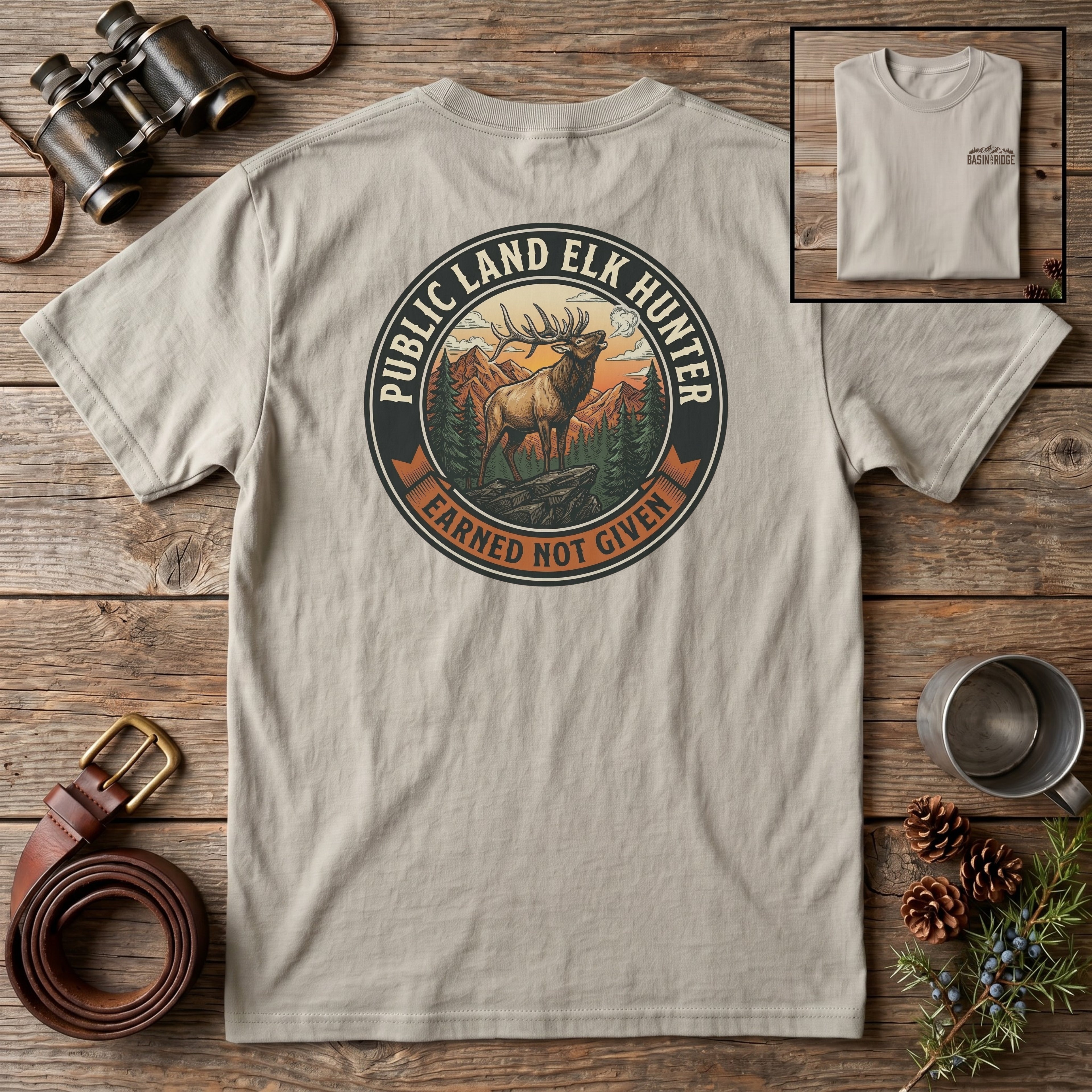 Public Land Elk Hunter T-Shirt