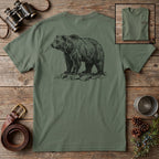 Grizzly Bear Sketch T-Shirt
