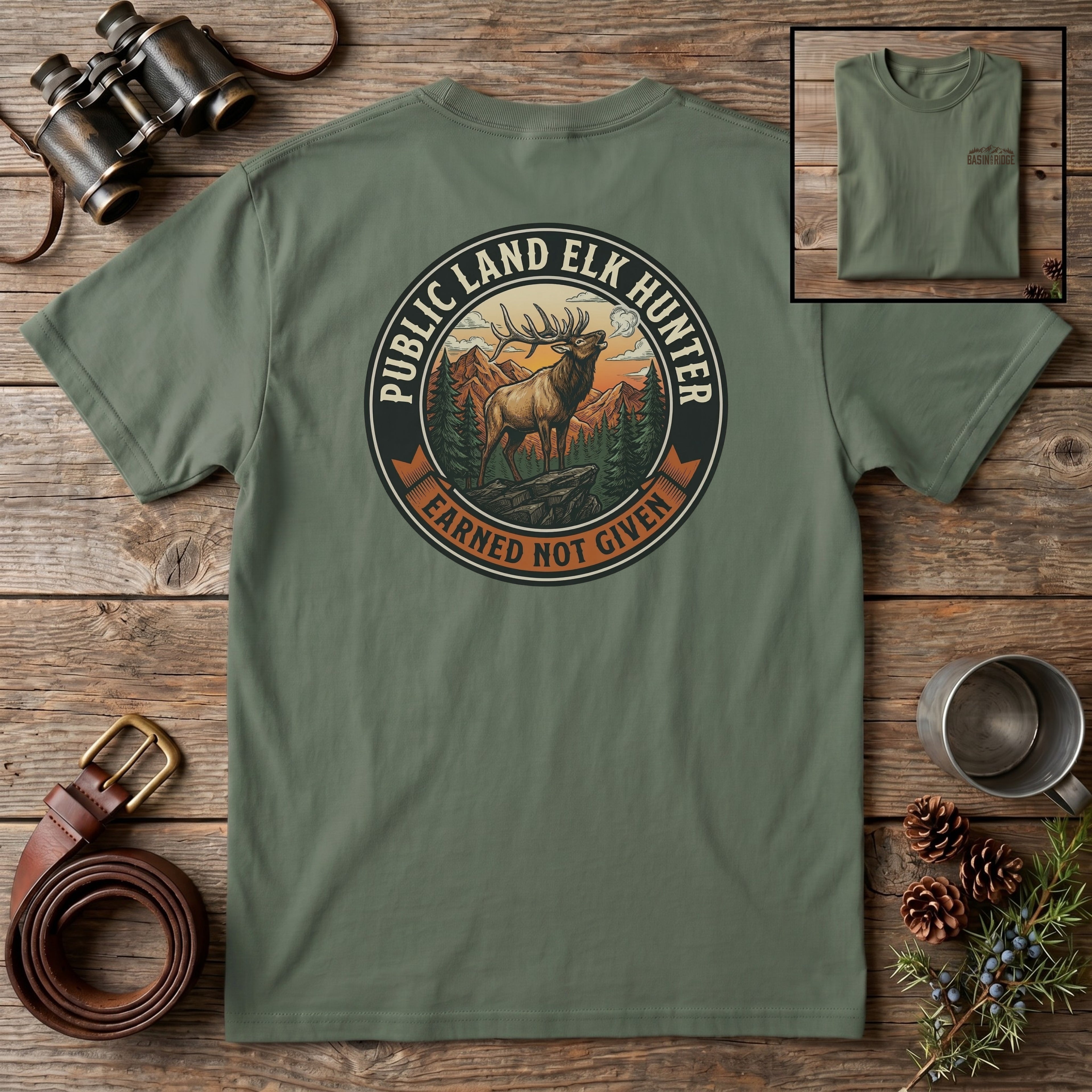 Public Land Elk Hunter T-Shirt