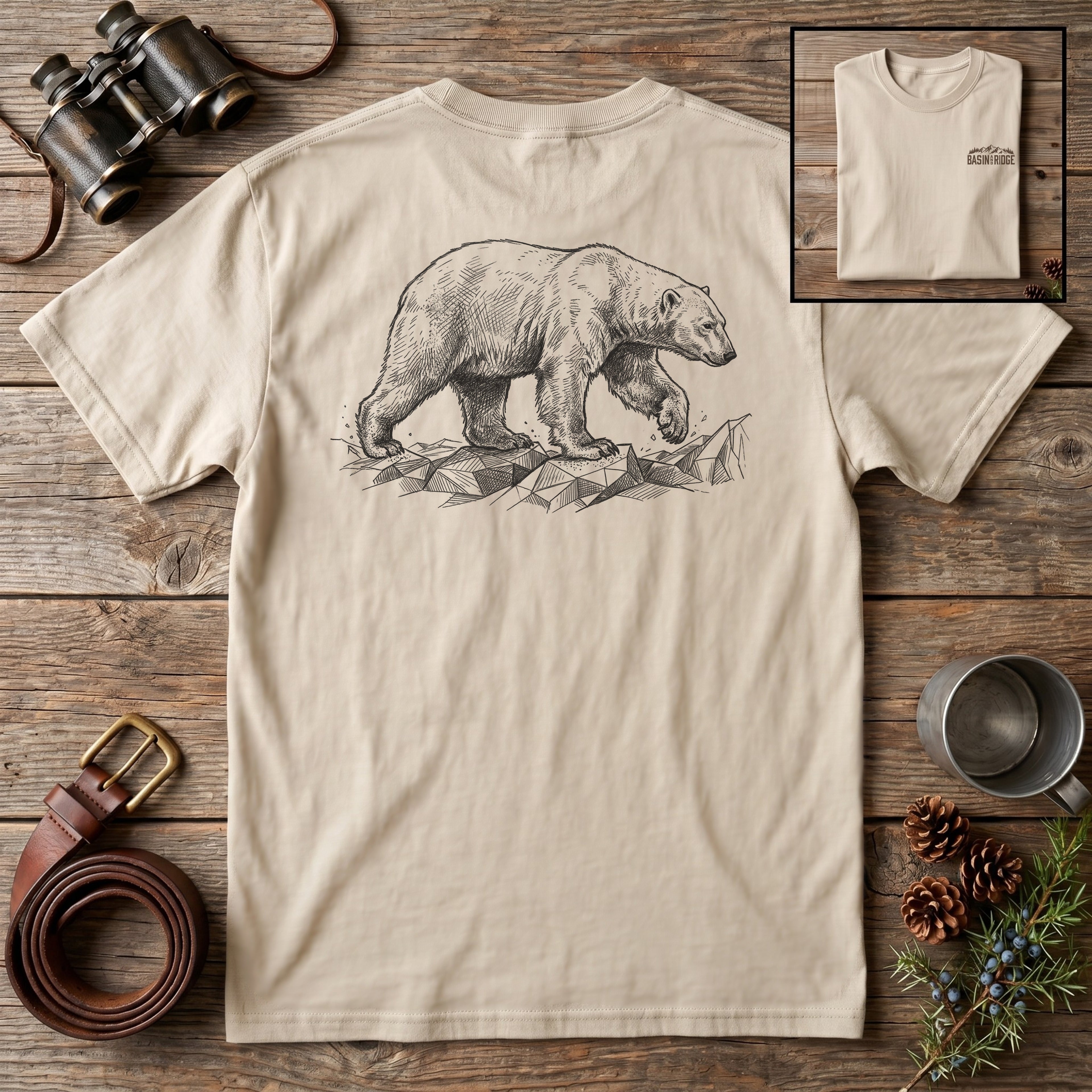 Polar Bear Sketch T-Shirt