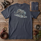 Geometric Mountain Lion T-Shirt