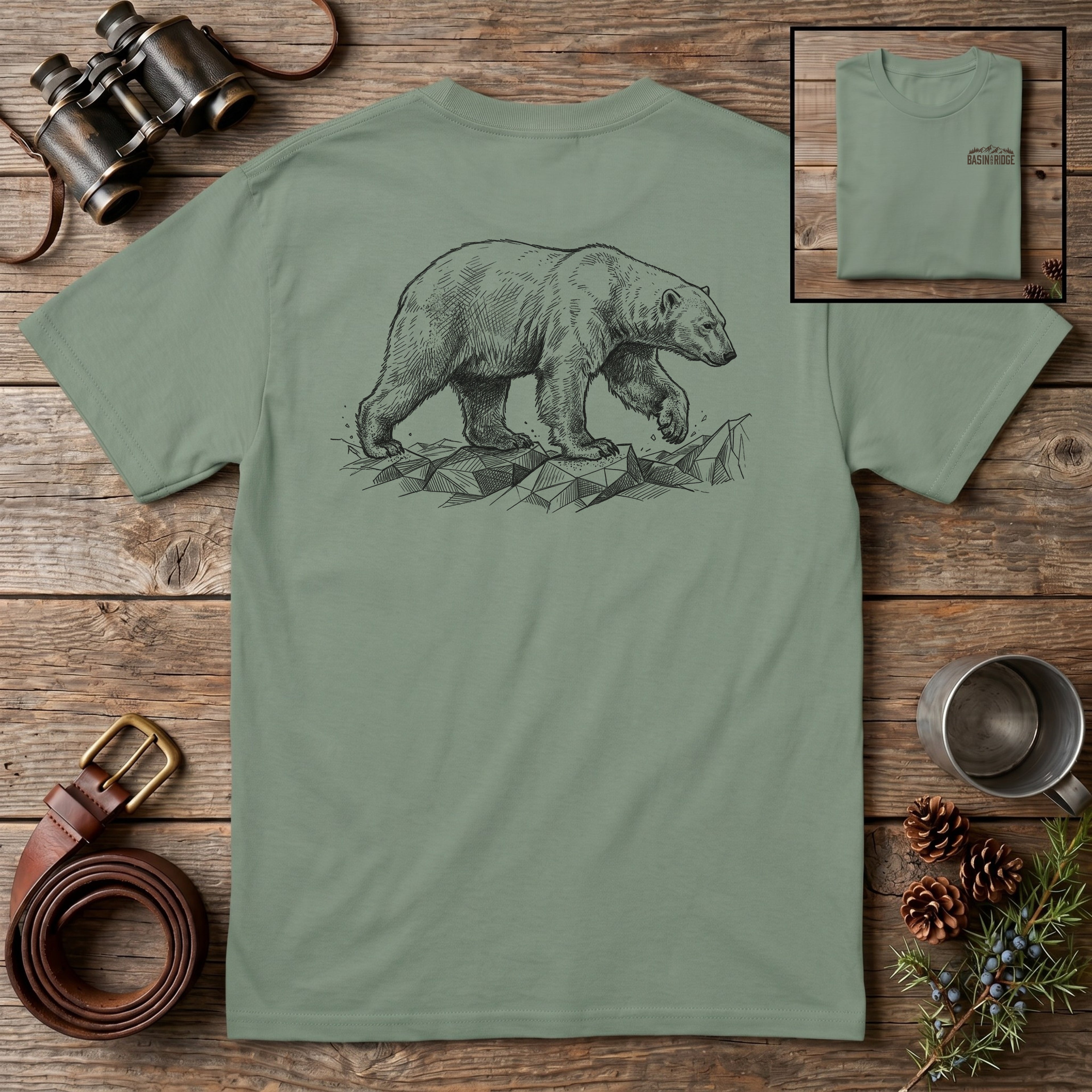 Polar Bear Sketch T-Shirt