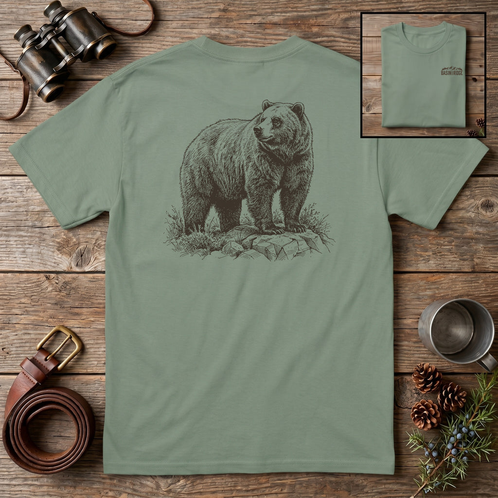 Brown Bear Sketch T-Shirt