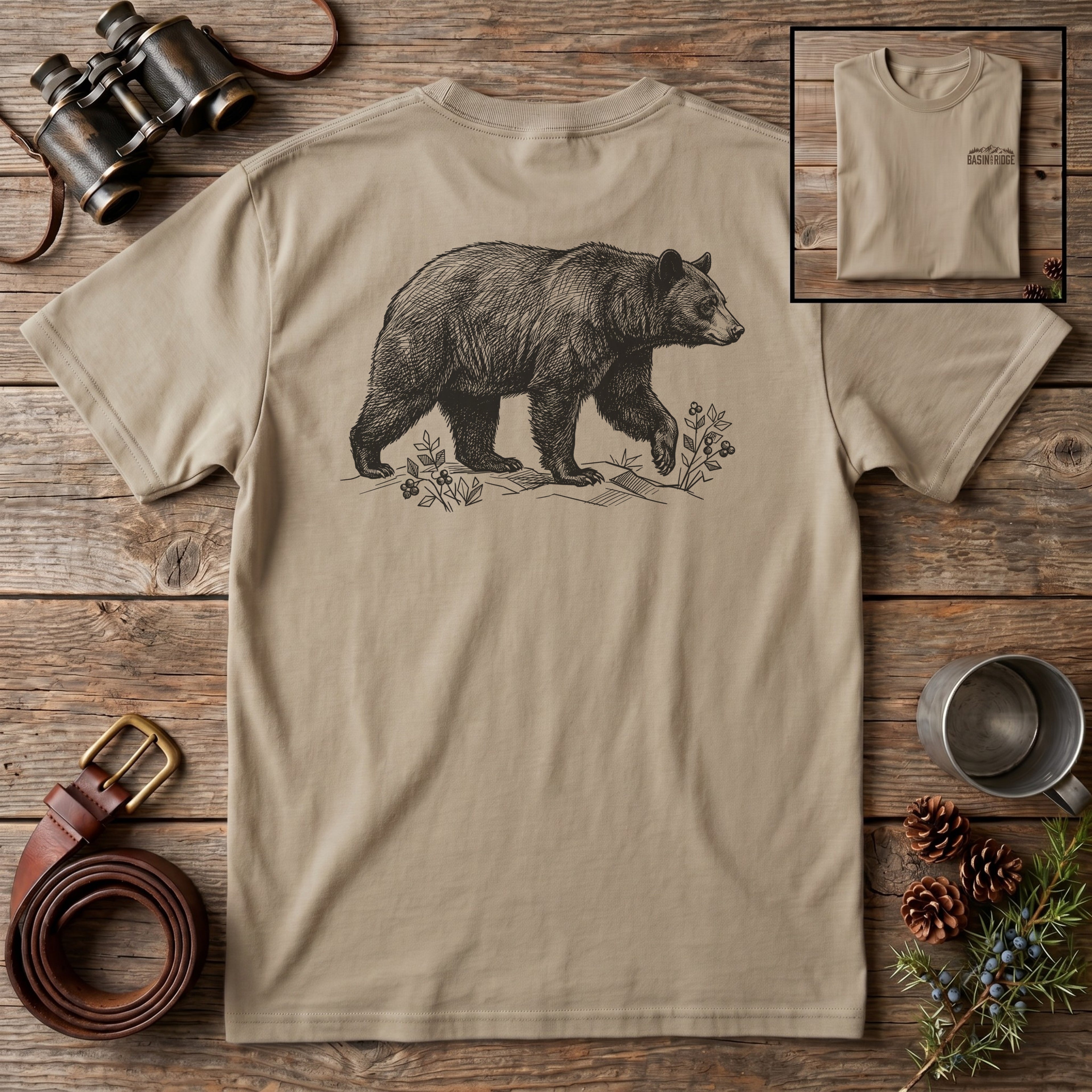 Black Bear Sketch T-Shirt
