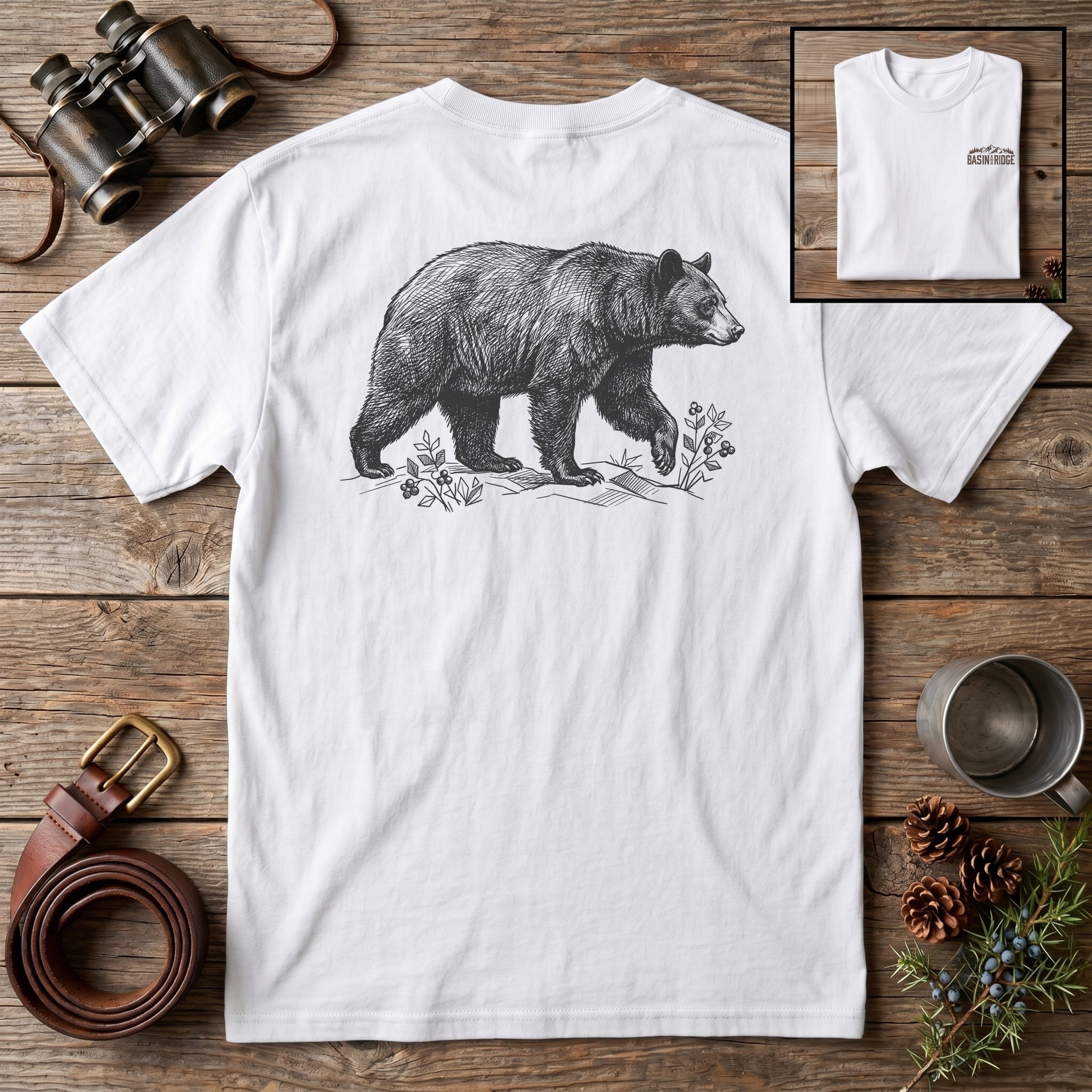 Black Bear Sketch T-Shirt